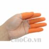 Bao Ngón Tay Cao Su Bảo Hộ Cam Trơn