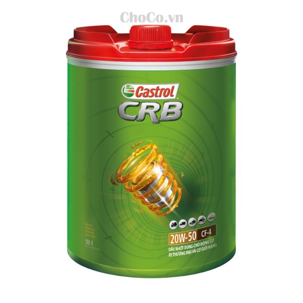 Dầu Động Cơ Gas Castrol CRB Turbo 20W-50 - DCG0005 Dầu Động Cơ Gas Chất Lượng