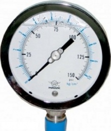 ĐỒNG HỒ ÁP SUẤT HAWK GAUGE 27L (63MM), 0/60 KG/CM2 & PSI - DHL0001 Đồng hồ áp suất Hawk Gauge