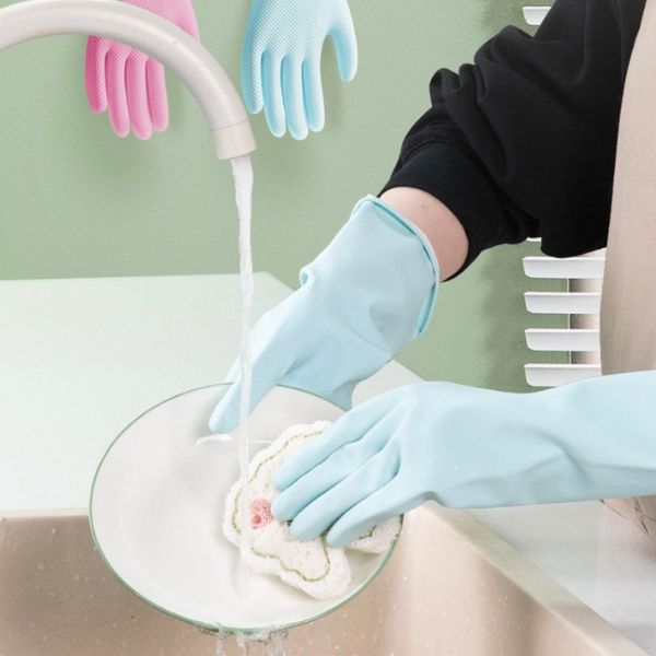 Găng Tay Cao Su Nitrile Xanh Pastel Co Giãn Tốt Cho Nội Trợ - GPS0013 Găng Tay Cao Su Nitrile