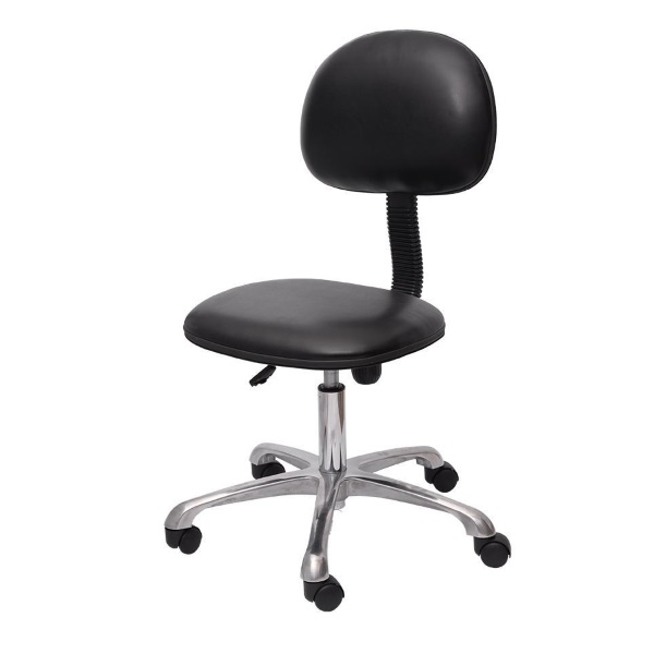 Ghế Chống Tĩnh Điện Có Tựa Màu Đen Bền Đẹp Giá Tốt - GCTD0005 Ghế Chống Tĩnh Điện Có Tựa Màu Đen Bền Đẹp Giá Tốt