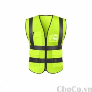 Áo Bảo Hộ Phản Quang Sọc Đen Đẹp Bền