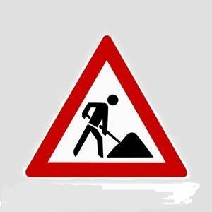 Biển báo hiệu công trường thi công