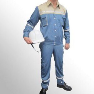 Quần áo bảo hộ lao động Pangrim Hàn Quốc màu xanh ghi
