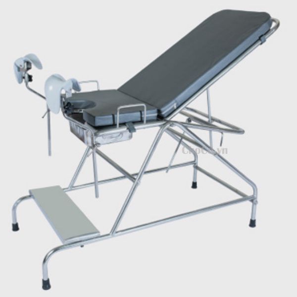 Bàn Khám Phụ Khoa Chất Lượng Đạt Chuẩn Giá Tốt Mới Nhất-TYT0019 Bàn Khám Phụ Khoa Inox