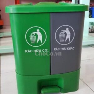 Thùng Rác 2 Ngăn Dễ Phân Loại Rác - TRA0006 Thùng Rác 2 Ngăn Nhỏ