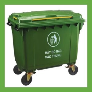 Thùng Rác Lớn 660 Lít Thông Minh