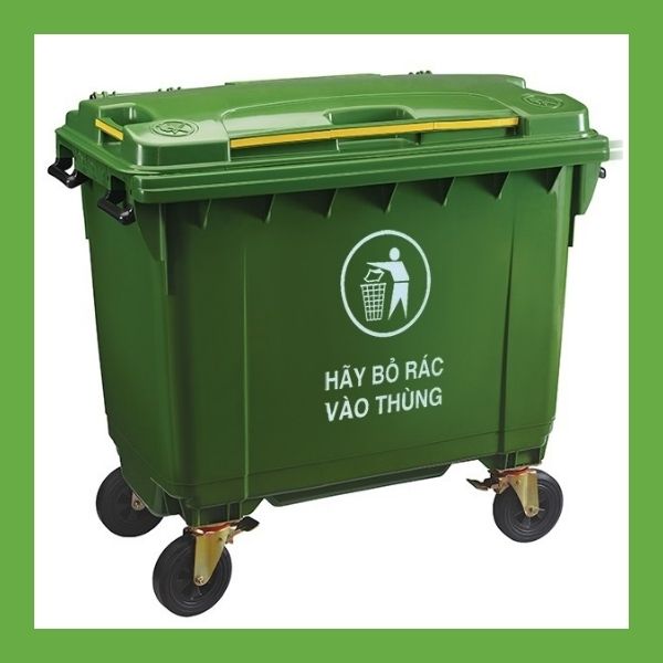 Thùng Rác Lớn 660 Lít Tiện Lợi Chuyên Dụng - TRA0003 Thùng Rác Lớn 660 Lít Thông Minh