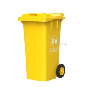 Thùng Rác Nhựa 120L Dễ Vệ Sinh