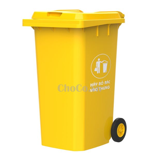 Thùng Rác Nhựa Composite 240 Lít - TRA0012 Thùng rác nhựa 240 lít