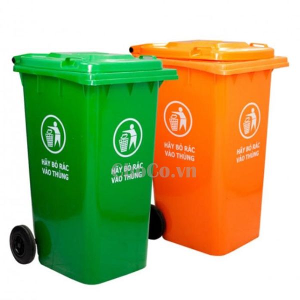 Thùng Rác Nhựa Composite 120 Lít - TRA0004 Thùng Rác Nhựa Công Cộng