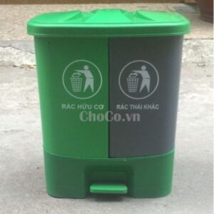 Thùng Rác Nhựa 2 Ngăn Chất Lượng Cao - TRA0009-0