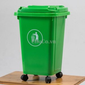 Thùng Rác Nhựa Nắp Kín