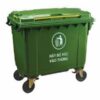 Xe Đẩy Rác Màu Xanh