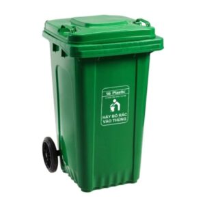 Thùng Rác Nhựa Có Bánh Xe Đẩy