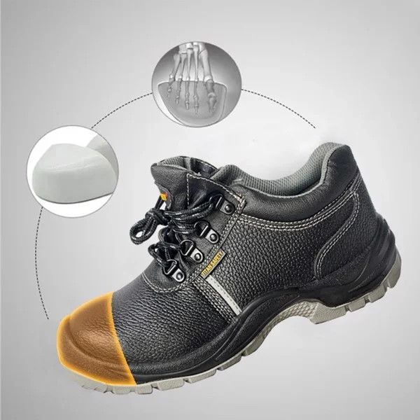 Giày Da Bảo Hộ Mũi Thép Chống Đinh, An Toàn Cho Công Trình - CGDB00028 Giày Da Bảo Hộ Mũi Thép Chống Đinh