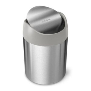 Thùng Rác Mini Để Bàn Inox